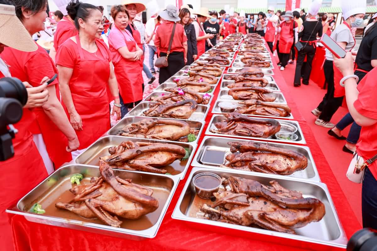 清溪鎮(zhèn)2023年百只客家燜年鵝烹制活動(圖30)